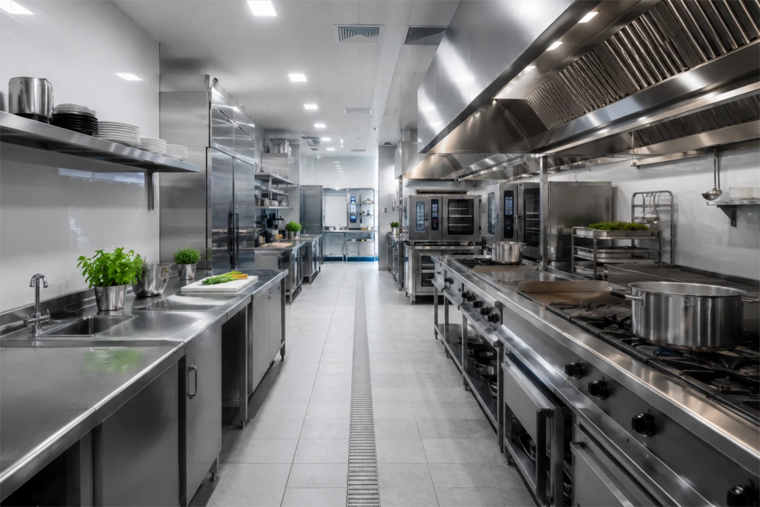 Profesjonalna kuchnia gastronomiczna i rozwiązania RMK Group do utrzymania czystości
